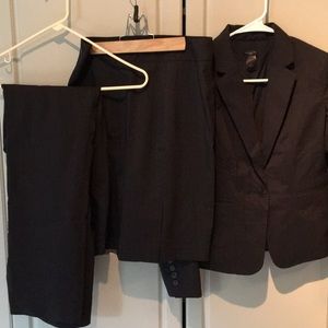 Suit jacket skirt and pants
